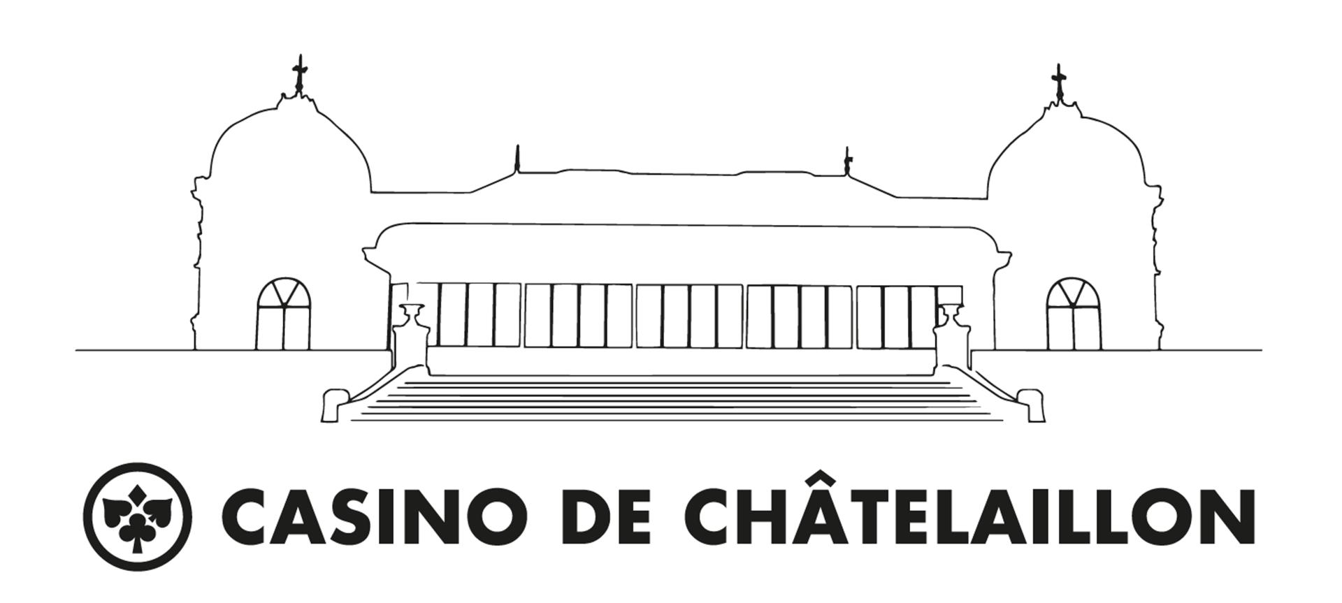 Logo casino blanc